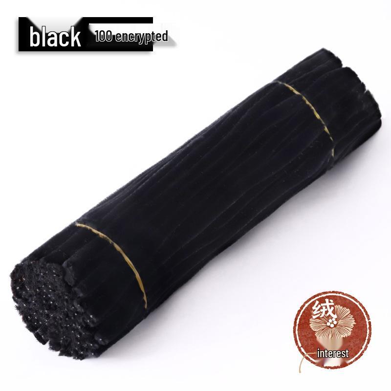 Macaron Twist Stick: Encrypted Velvet & Faux Plush Chenille Stems - DIY Mixed Color Craft Pack