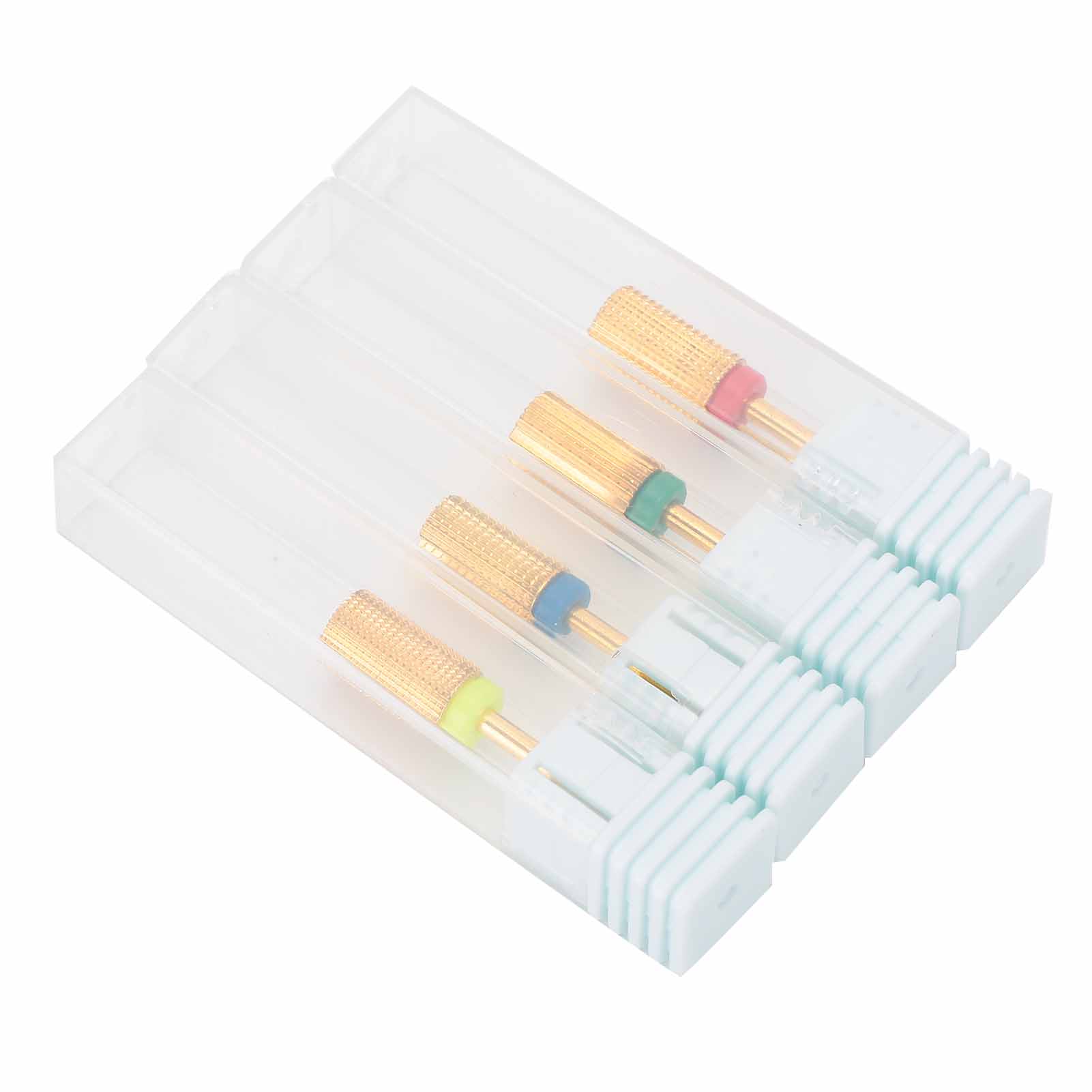 

4pcs Nail Art Manicure Drill Bits Electric Grinding Machine Tool XF F M C Head