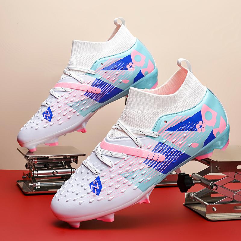 Football Boots Men Professional Sneaker Field Long Spikes Outdoor Boy Soccer Shoes Casual Non Slip Comfortable Football Shoes