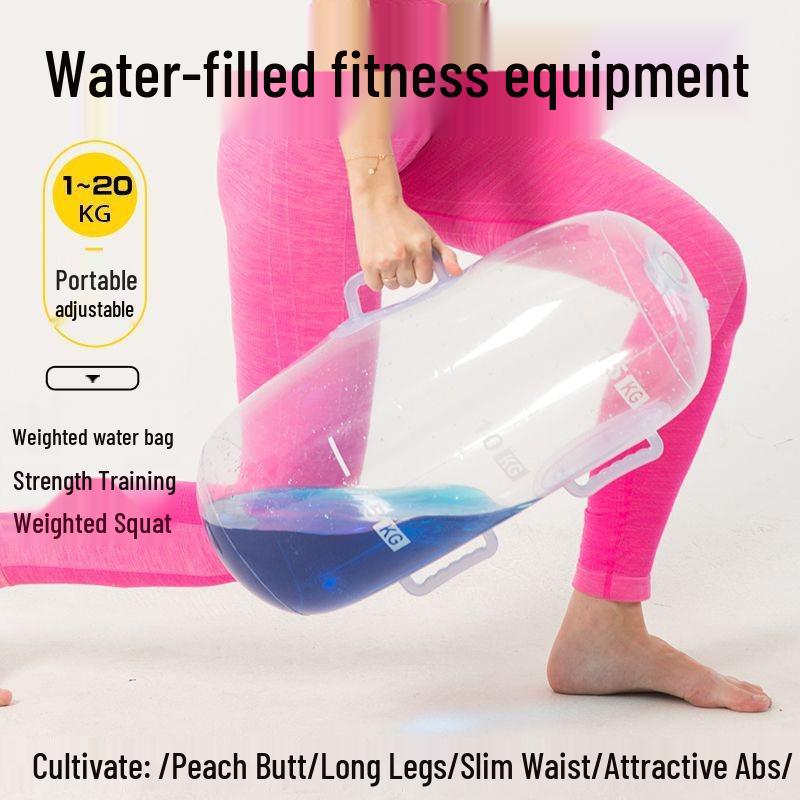 Refillable Weighted Fitness Water Bag for Strength Training and Aerobics