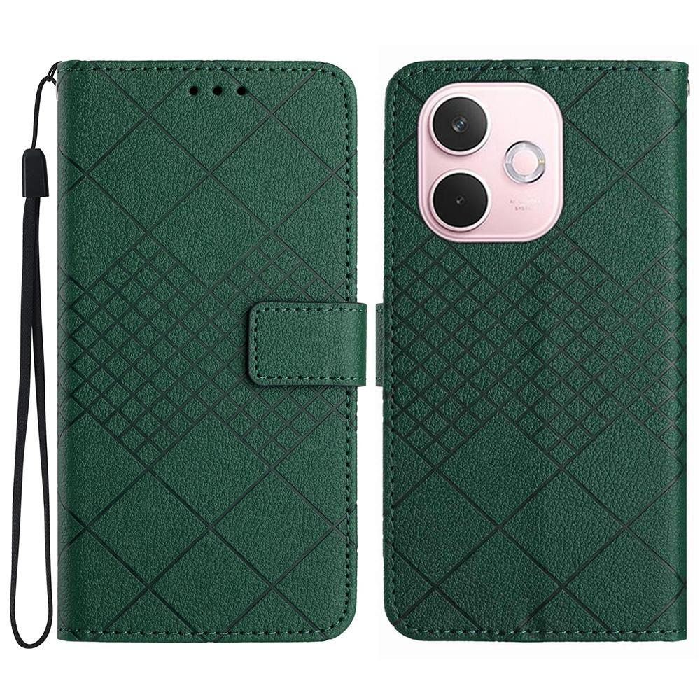 

Для Oppo A5 Pro 4G (Глобальний)/5G (Глобальний)/A5 Energy 5G (Китай) Чохол-гаманець з тисненням зі штучної ПУ шкіри, відкидний чохол-книжка для телефону Green