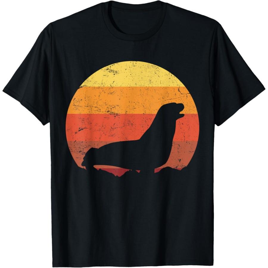 

Sea Lion Vintage T-Shirt XXXXXL чёрный