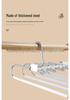 Versatile Multi-Layer Folding Clothes & Pants Rack, Use Horizontally/Vertically with Seamless Clips for Wardrobe & Scarves.