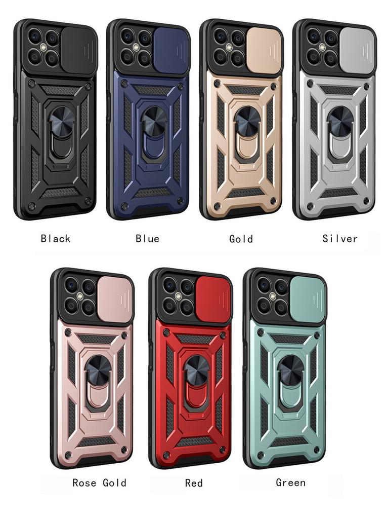 Custodia protettiva per fotocamera per Honor X7A X8A X8 X9 X7 X6 Honor 70 50 X30 X30i 50 SE Armatura Ibrida Anello Copertura Posteriore Fundas