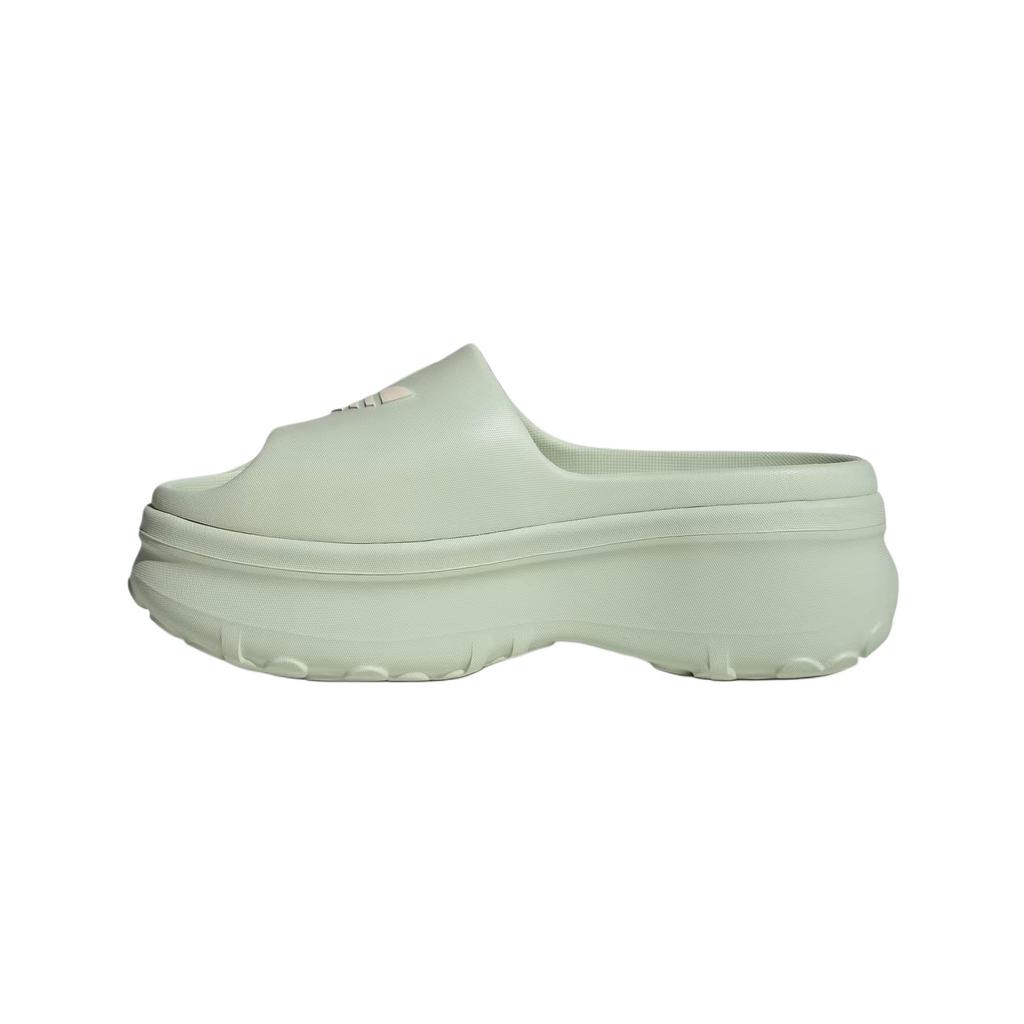 adidas adiFOM Stan Slides Linen Green Wonder White (Womens) Women Sneakers JH7467
