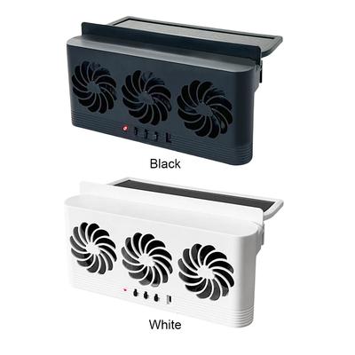 Solar Car Radiator Cooling Fan Eliminate Peculiar Smell Car Window Air Vent Fan USB Powered Auto Ventilation Fan for Vehicles