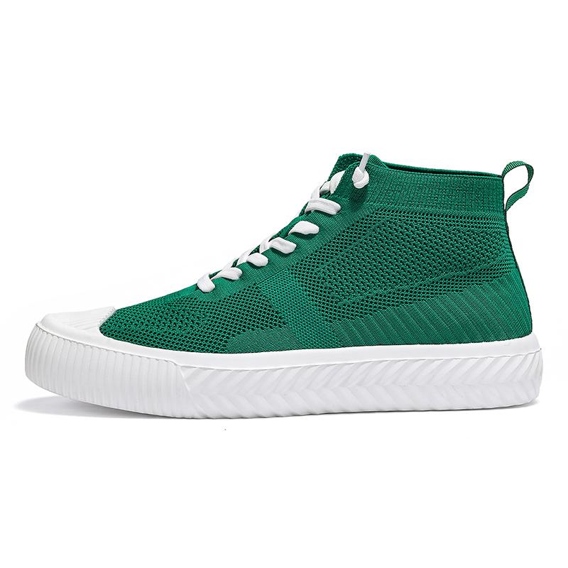 Classic Black Mesh Shoe Men High Top Women Casual Owens Sneaker Luxury Lace Up Flat Boots Simple Ultra Breathable Comfortable