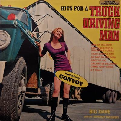 Disco de Vinil BIG DAVE  THE TENNESSEE TAILGATERS  Hits For A Truck Driving Man MER408 Estéreo Dourado Awa 1976 Reino Unido CountryFolk Usado