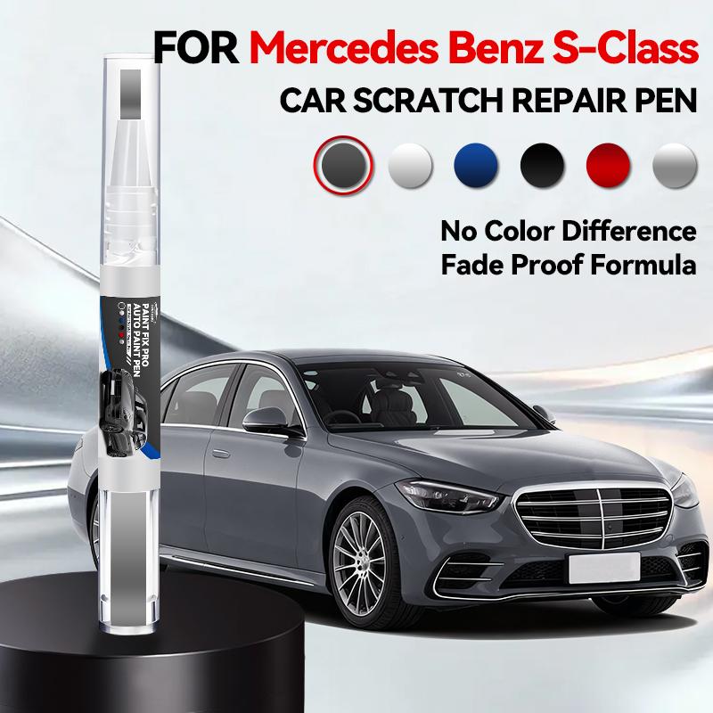 

For Mercedes Benz S-Class 1972-2025 W221 W222 W223 Paint Repair Pen Touch Up Scratch Remover DIY Auto Accessories Black White