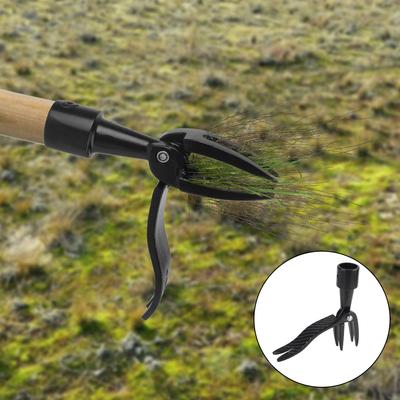 Radice Rimozione Giardinaggio Scavo Diserbante Artiglio Piede Pedale Diserbante Testa di Ricambio Accessorio per Prato Strumento per Diserbare con Pedale Nero
