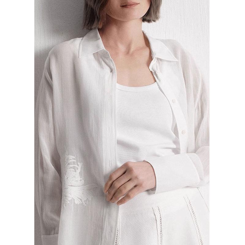 Niche Design Embroidered Chinese Style Women's Autumn Shirt Jacket