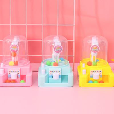 New! Mini Claw Machine Game Toy Candy Ball Grabber Catcher Machine For Children Birthday Gifts ( Random