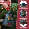 Vereinigte Staaten 250. Jahrestag Glockenornament Elegantes Andenken Weihnachtsornament Weihnachts-Jahrestagsglocken-Ornament