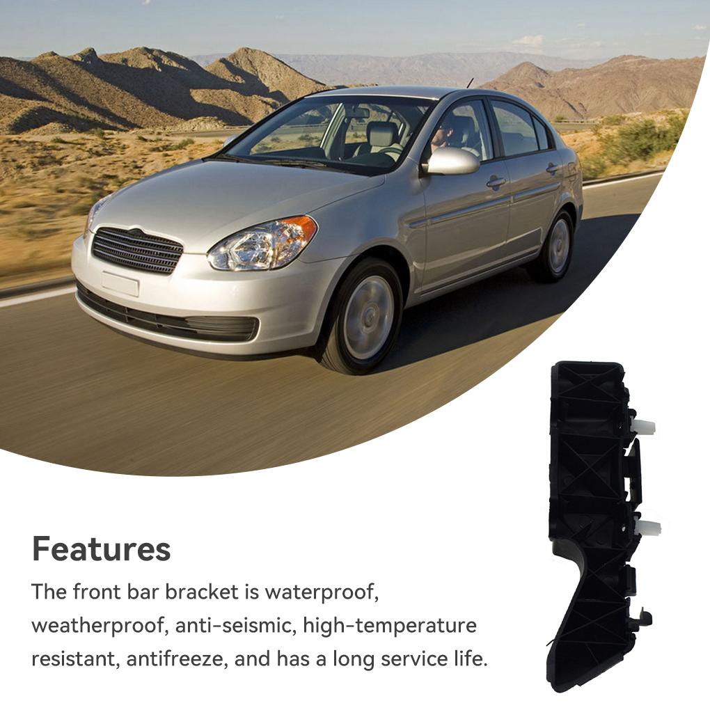 Front Bumper Bracket Shockproof Bumpers Stand Bumper Bar Holder Replacement for 2012-2017 Yasant Accent 86513 86514-1r000