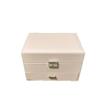 Dual-Layer Lockable Jewelry Box with Double-Opening, High-Grade Storage for Jewelry and Ornaments