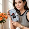 Street Art Skull Pattern Long Wallet Casual Multi Card Slot Portable Purse
