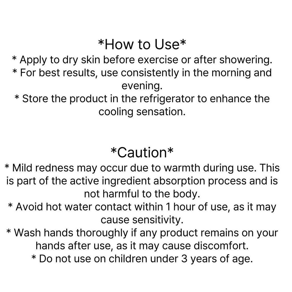 [Missha] Hot  Burning Body Gel 200ml / Cool & Massage Gel