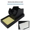 Aluminum Alloy Soldering Iron Stand for 936 Soldering Station - Metal Electric Base Bracket Placement Stand