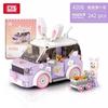 Loz  Mini Blocks City Series Street View 294Pcs+ Food Truck Fruit/Icecream Car  Learning Assemble Toys  Toys For Children 4207