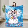Coperte Rosse Amore Cartone Animato Diddl Qualità Morbida Coperta da Viaggio Invernale Divano Letto Copriletto Confortevole 50X60