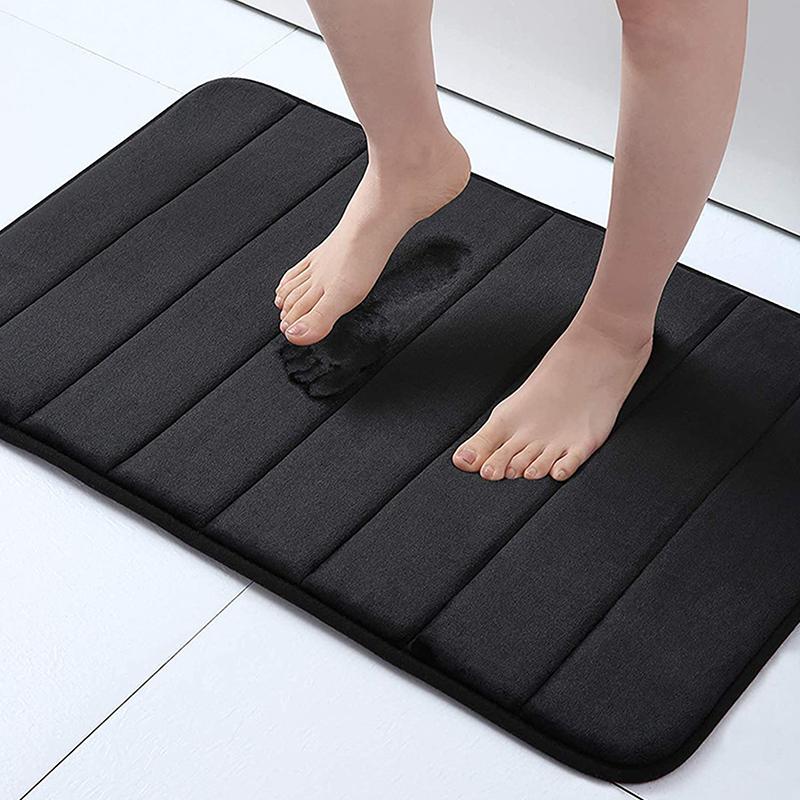 60X40Cm Bathroom Anti-Skid Mat Quick Water Absorption Mat Soft Bathroom Carpets Rugs Toilet Floor Mat Home Decor