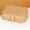 Jewelry Box Organizer, Double Layer for Travel Storage Case Earrings Rings Women