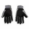 Winter Men's Warm Gloves Genuine Suede Pig Leather Gloves Mittens Male Thick Bike Motorcycle Gloves Men Knitted Guantes