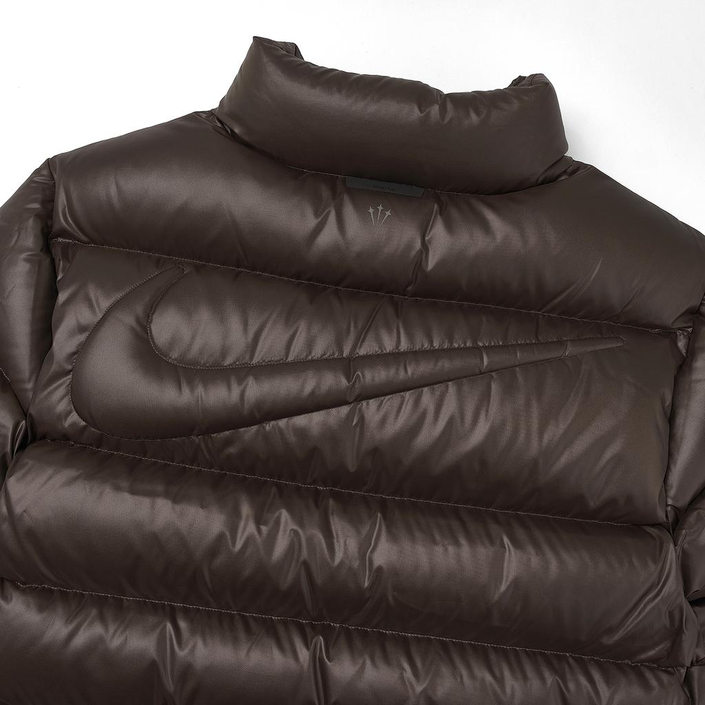 Nike X Nocta İşbirliği Kaz Tüyü Sıcak Fermuarlı Dik Yaka Uzun Kollu Şişme Mont Unisex Dış Giyim FN8197-237