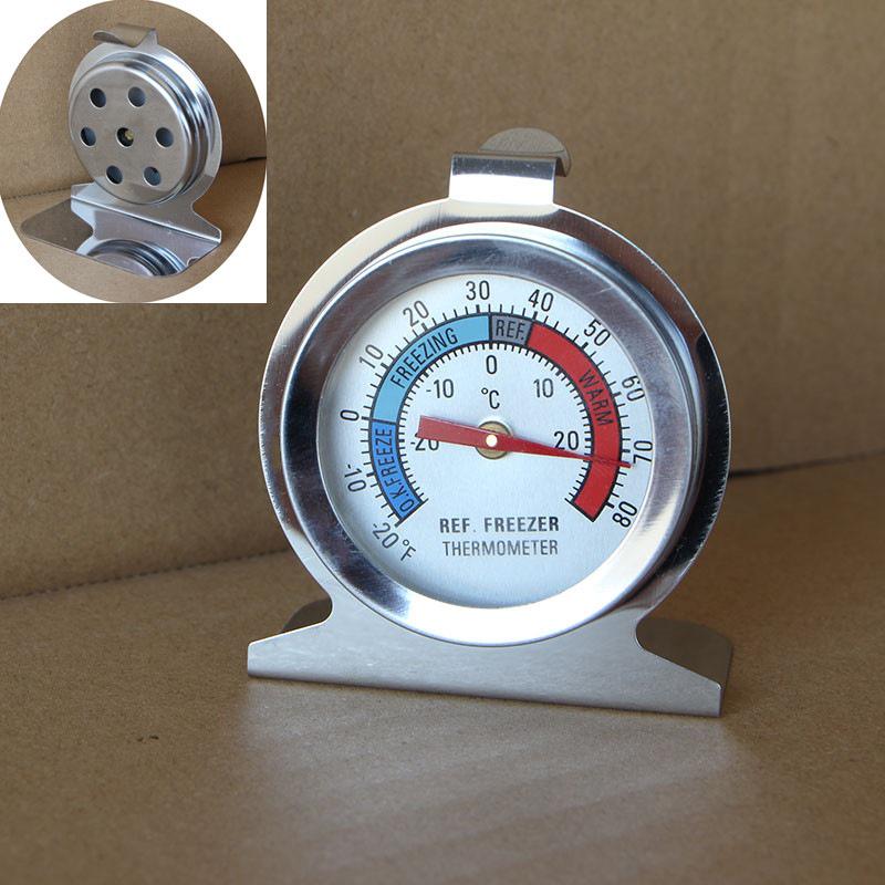 

Stainless Steel Refrigerator and Freezer Temperature Gauge Kitchen Thermometer Bubble Bag Packaging