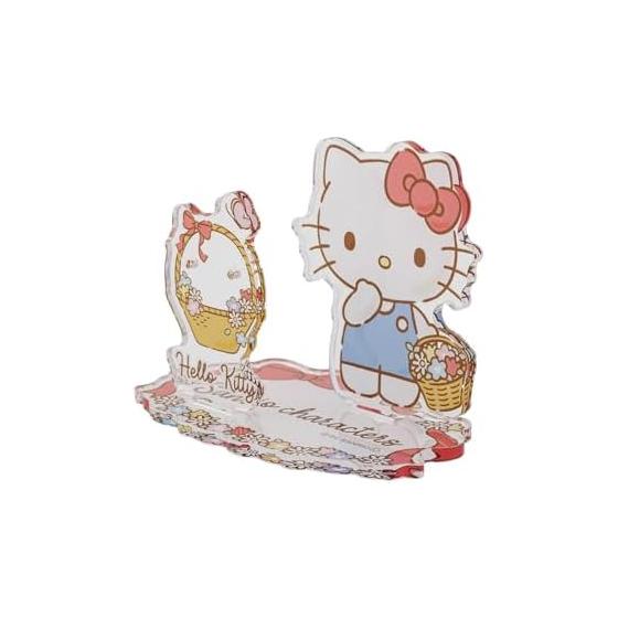 White Clover Hello Kitty Acrylic Stand Accessory Display for Sanrio Characters - Necklace, Earrings, Ring Holder (AS-SAKT01)