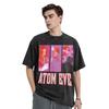 Invincibles Presents Atom Eve II Washed T Shirt Streetwear T-Shirts  Tees Tops Men Women Cotton High Street Graphic