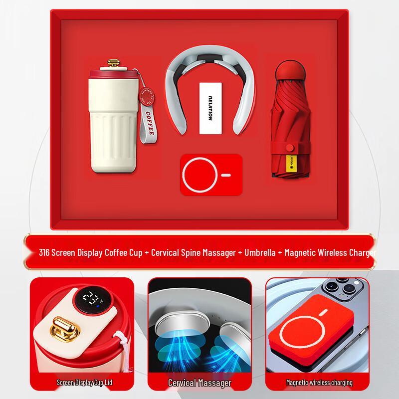 Zhi Mei Global 4-in-1 Coffee Cup Gift Set