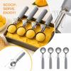 Ice Cream Scoop 4-Piece Set for Kitchen, Dessert and Treats at Home