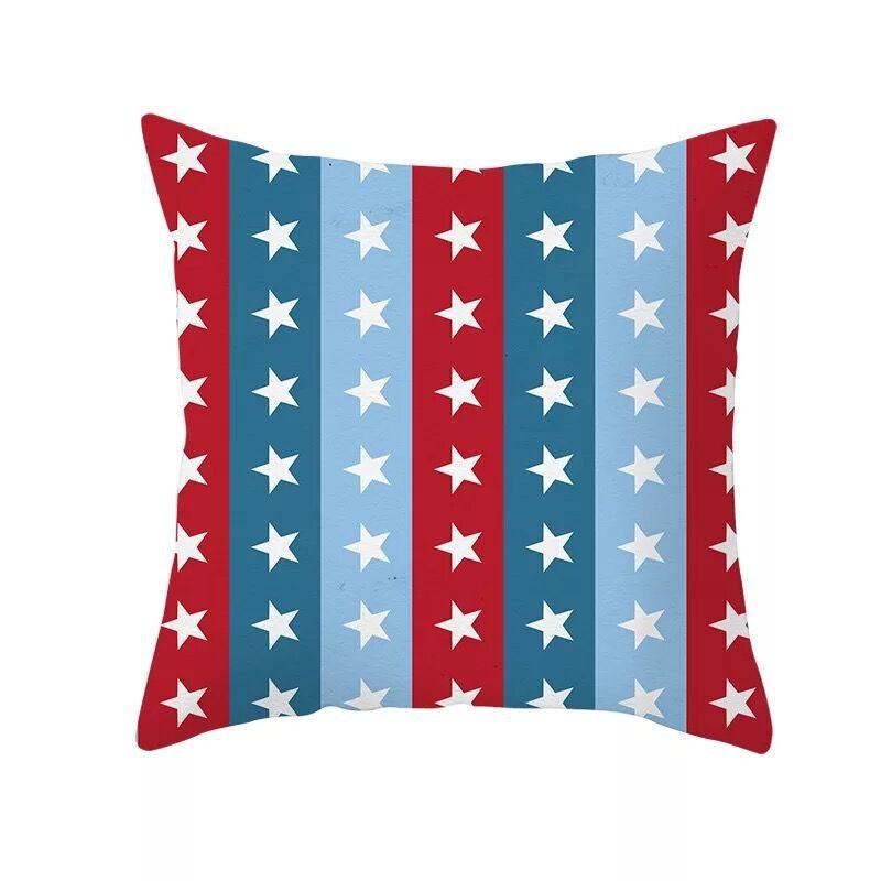 American Flag Independence Day Pillow Case Holiday Gift Home Decor Pillow Case