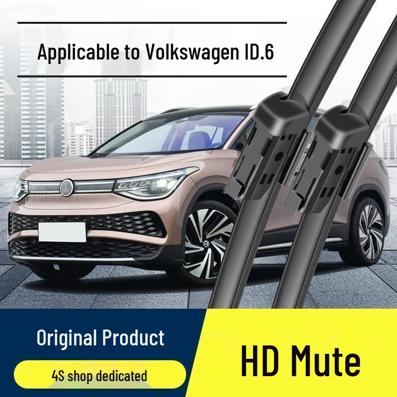 Volkswagen ID6X Silent Frameless HD Wiper Blades with Original Rubber Strips