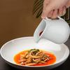 Ceramic Pitcher 450Ml Milk Frothing Pitcher Coffee Creamer Jug Handheld Design Easy Clean Heat Resistant for Home Cafe Hotel Bar