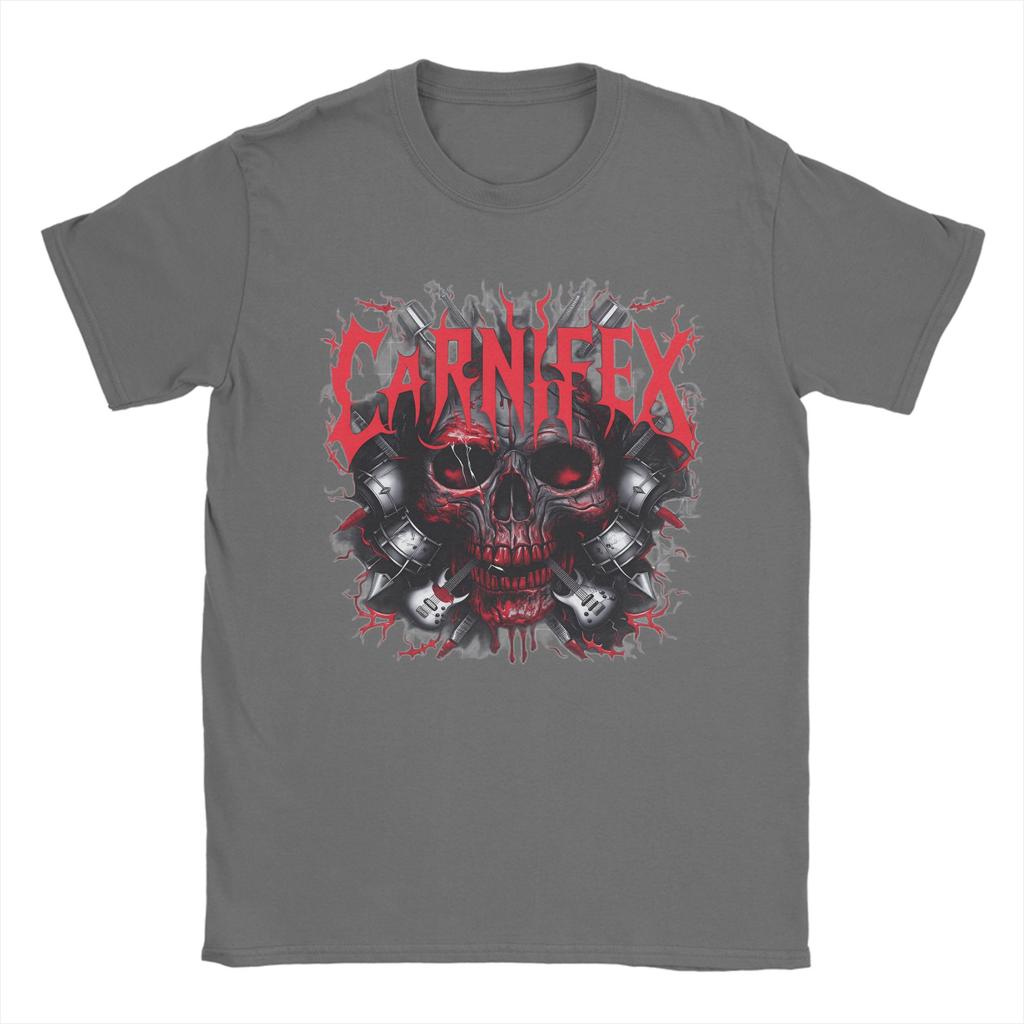 Unisexs Carnifex Band T Shirt  Pure Cotton Clothing Cool Short Sleeve O Neck Tee Shirt New Arrival TShirt