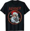 Sleigher Punk Santa Metal Christmas T-shirt