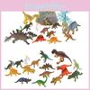 Jurassic Dinosaur Figures Realistic Plastic Model Toys Set Of 17 Pieces