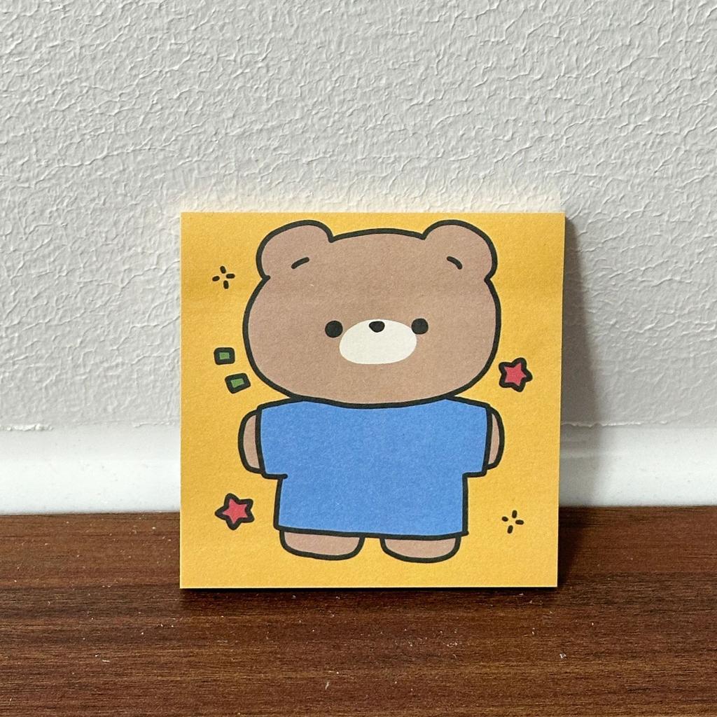 Cartoon-style Simple and Cute Sticky Notes - Decorative Stationery for Student Planners, Note-taking  (Adhesive Notepads) kawaii