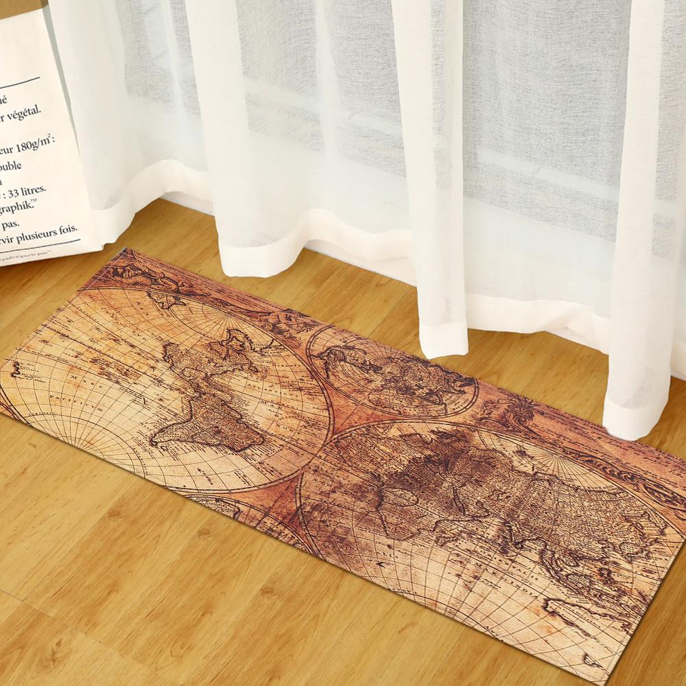 Helloween Skull Living Room Carpet Wooden Pattern Bedroom Kitchen Rug Bathroom Mat Home Decor Kids Play Rug Indoor Doormat