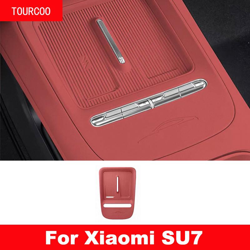 For Xiaomi SU7 2026 Central Control Wireless Charging Silicone Pad Storage Pad Accessories