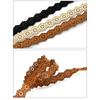 Mei Mary Women's ethnic style skirt decorative belt - hollow-out tassel knotted tie-up waist chain