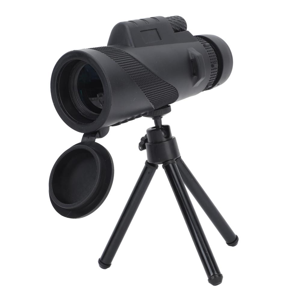 50x60 Monocular Binoculars for Smartphone High Power HD Indoor Bird Watching Monoculars Black Cell