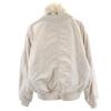 SNIDEL MA-1 Flight Jacket Beige Chinese Raccoon Women Used