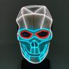 Halloween Totenkopf leuchtende Masken gruselige Verkleidungen Kostüme Dekoration Cosplay Anime Killer Maske leuchtende Totenkopfmasken Skelettmaske