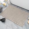Rutschfeste Badezimmermatte mit Saugnäpfen, schnelltrocknende Duschunterlage mit kreisförmigem Lochdesign, Massageringen, ideal für Badezimmer zu Hause und in Hotels