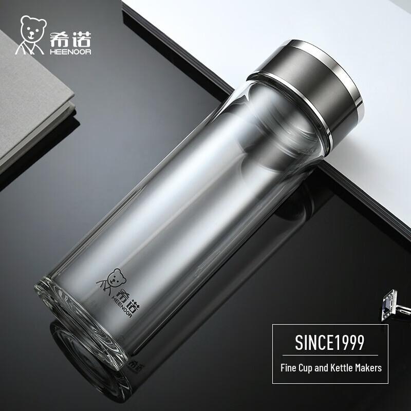 HEENOOR 475ml High Borosilicate Glass Tea Cup