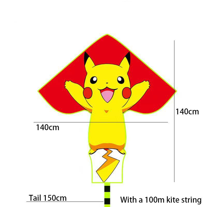 Handmade 1.4 Meter Grid Fabric Kite With Fiberglass Frame Style B