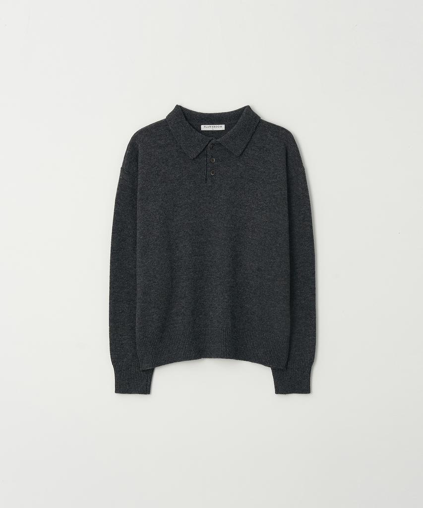 Peullojeulum Misty Collar Knit Charcoal